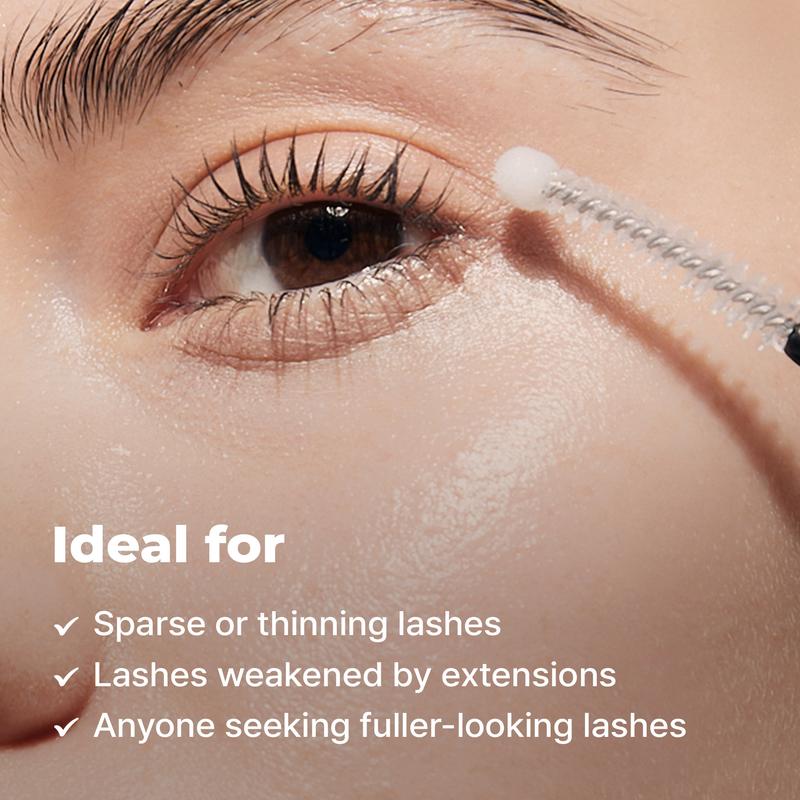 Eye and eyelash serum applicator close-up