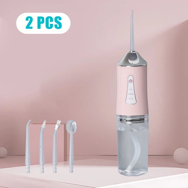 Pink four-nozzle two-unit order illustration