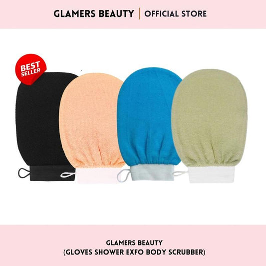 Gentle Exfoliating Body Gloves - Dual Color Shower Scrub Set for Smooth Skin