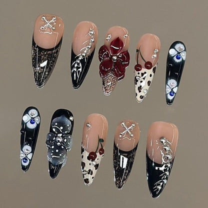 Autumn Spice Collection - 100% Handcrafted 3D Press-On Nails, Reusable Salon-Quality Gel Luxury