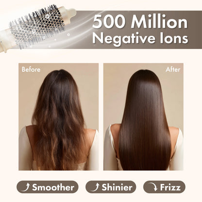 6-in-1 Hot Air Multi-Styler & Auto-Wrap Curler Set with Luxury Case, Frizz-Free Blowout Brush