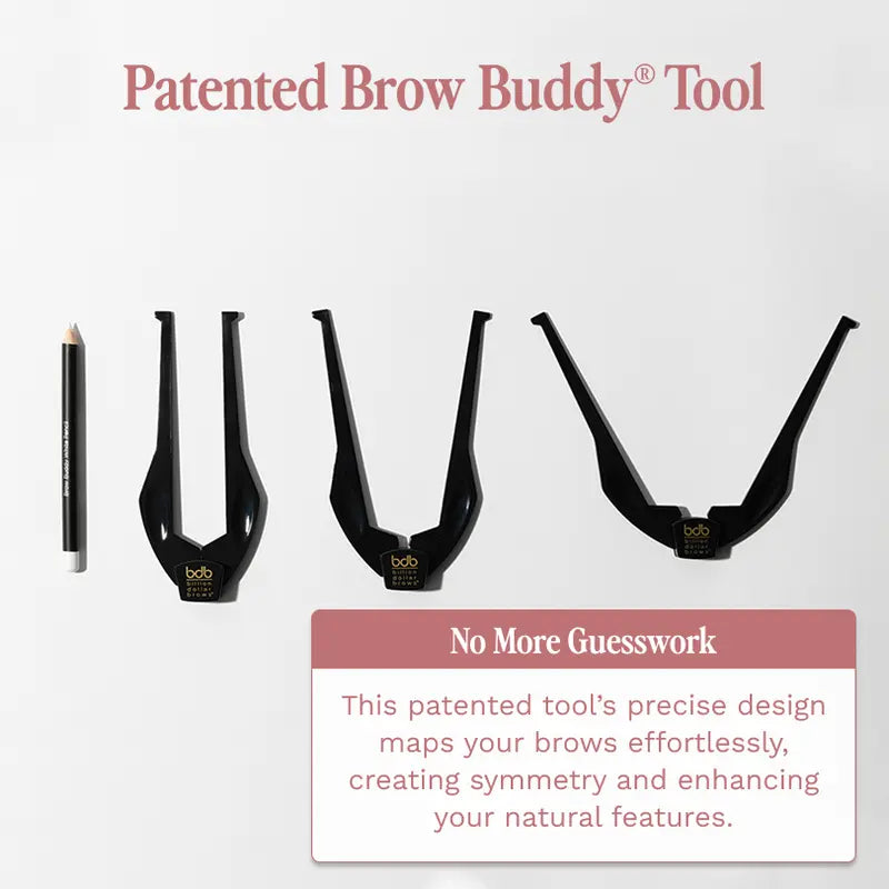 Professional Eyebrow Symmetry Mapping Kit with Precision Ruler for Perfect Makeup Application