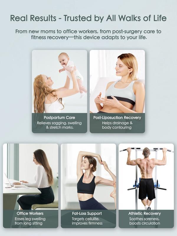 Handheld Sciatica Massager for Nerve & Hip Pain Relief with Red Light, Heat, and Vibration