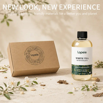 White Tea Fragrance Oil Refill, Unisex Selfcare Neroli & Bergamot Aromatherapy Oil, 118ml/4.1fl oz