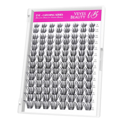 LuxeBold Lash Clusters Kit - Newbie's Five-Second Series DIY Eyelash Extensions