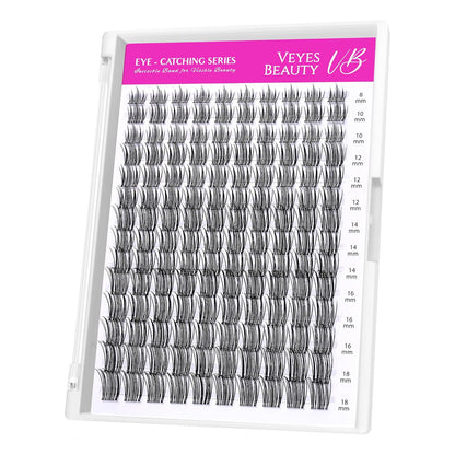 LuxeBold Lash Clusters Kit - Newbie's Five-Second Series DIY Eyelash Extensions