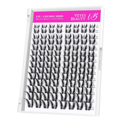 LuxeBold Lash Clusters Kit - Newbie's Five-Second Series DIY Eyelash Extensions