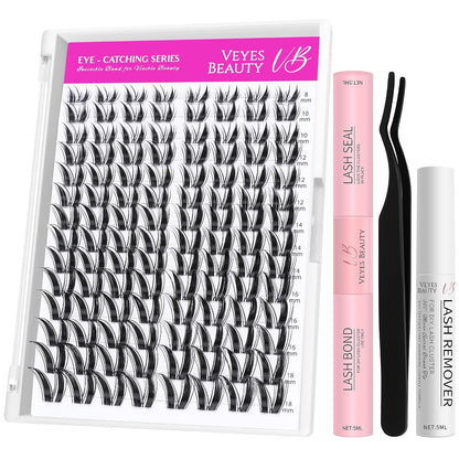 LuxeBold Lash Clusters Kit - Newbie's Five-Second Series DIY Eyelash Extensions