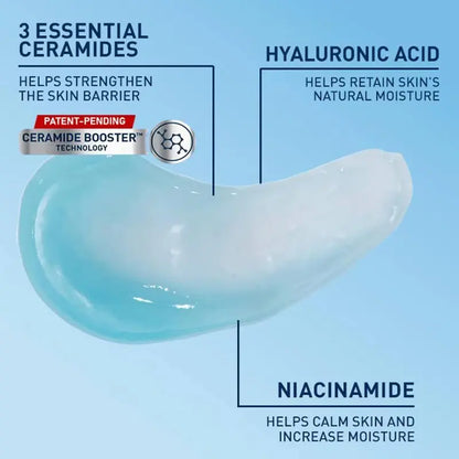 Hydrating Hyaluronic Acid Water Gel Face Moisturizer - 72HR Hydration, 1.7oz