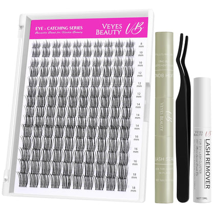 LuxeBold Lash Clusters Kit - Newbie's Five-Second Series DIY Eyelash Extensions