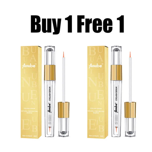 Eyelash Enhancer Lash Serum - 3ml+3ml Buy 1 Free 1, Ginseng Root Formula, Plant-Based Lengthening