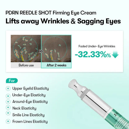 Viral PDRN Micro-Vibration Eye Cream - Firming Hyaluronic Acid Treatment with Peptide and Collagen