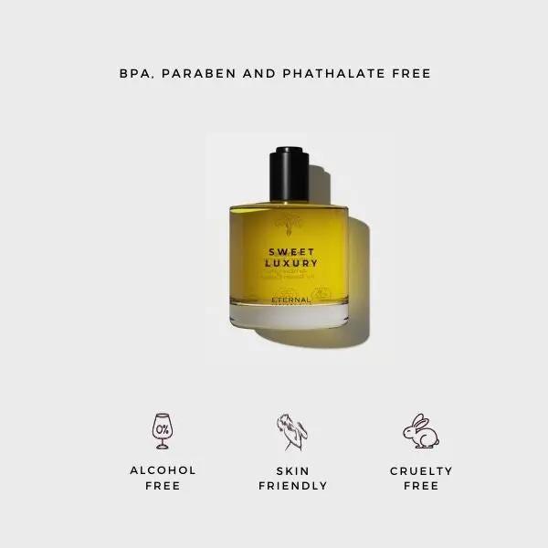 Sweet Luxury Perfume Oil for Men & Women, 50ml with Bonus 30ml Bottle of Your Choice