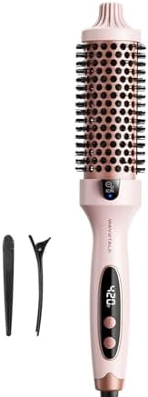 1.5 Inch Heated Round Brush for Blowout Look, Tourmaline Ceramic & Negative Ion Technology
