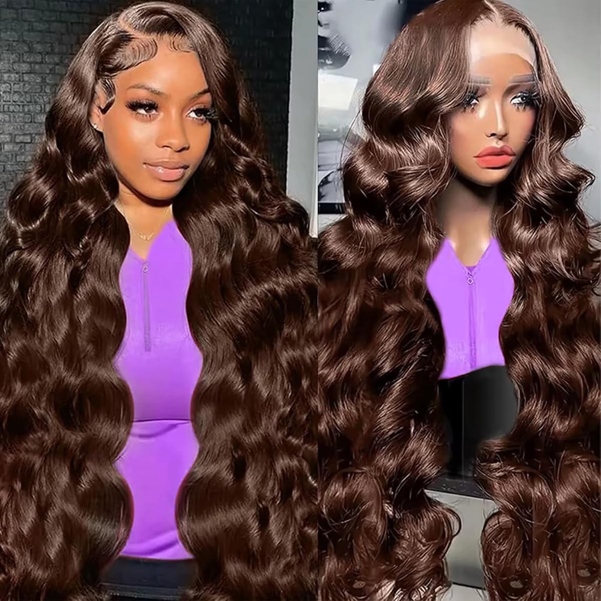 613 Blonde 28-Inch Body Wave Human Hair Wig - 13x6 HD Transparent Lace Front