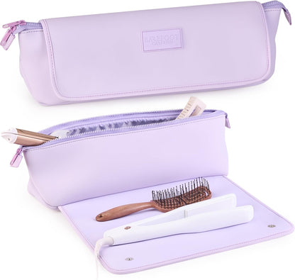 Hair Tools Travel Bag and Heat Resistant Mat (15.5") for Flat Irons, Straighteners, and Curling Irons