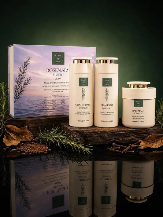 Rosemary Hair Care Collection - Strengthening Shampoo, Conditioner, and Nourishing Hair Mask