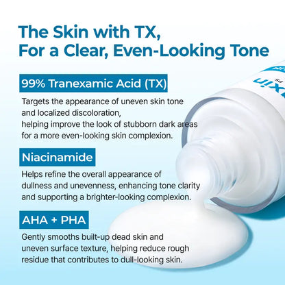 Dark Spot & Uneven Tone Peel Shot TX Duo, Exfoliating Serum & TX Cream with Tranexamic Acid