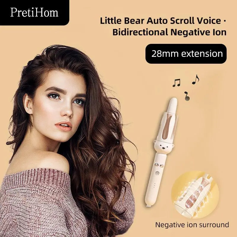 Fully Automatic Electric Curling Stick 32mm Large Barrel for Comfortable Hair Care
