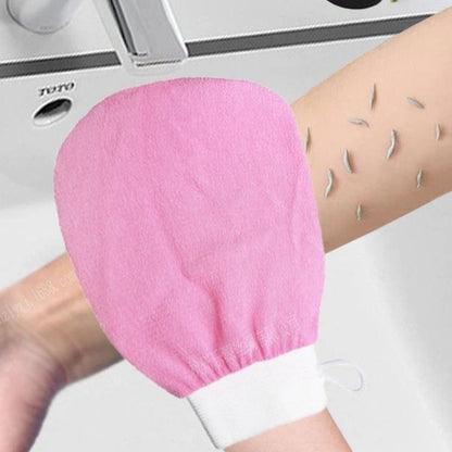 Gentle Exfoliating Body Gloves - Dual Color Shower Scrub Set for Smooth Skin