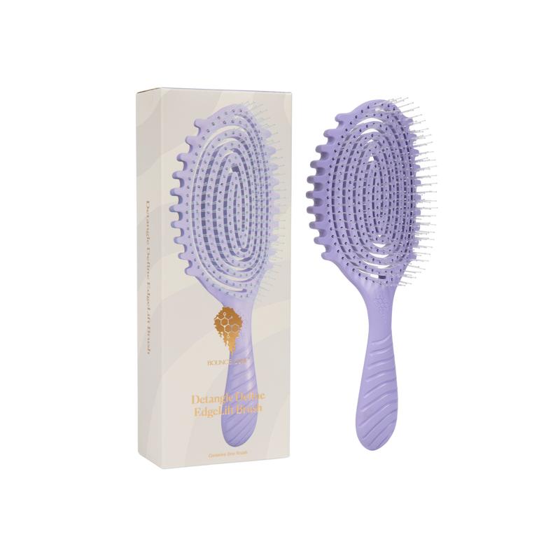 Professional Detangling and Defining Hair Brush for Curls and Waves, Styling Tool for Enhanced Texture