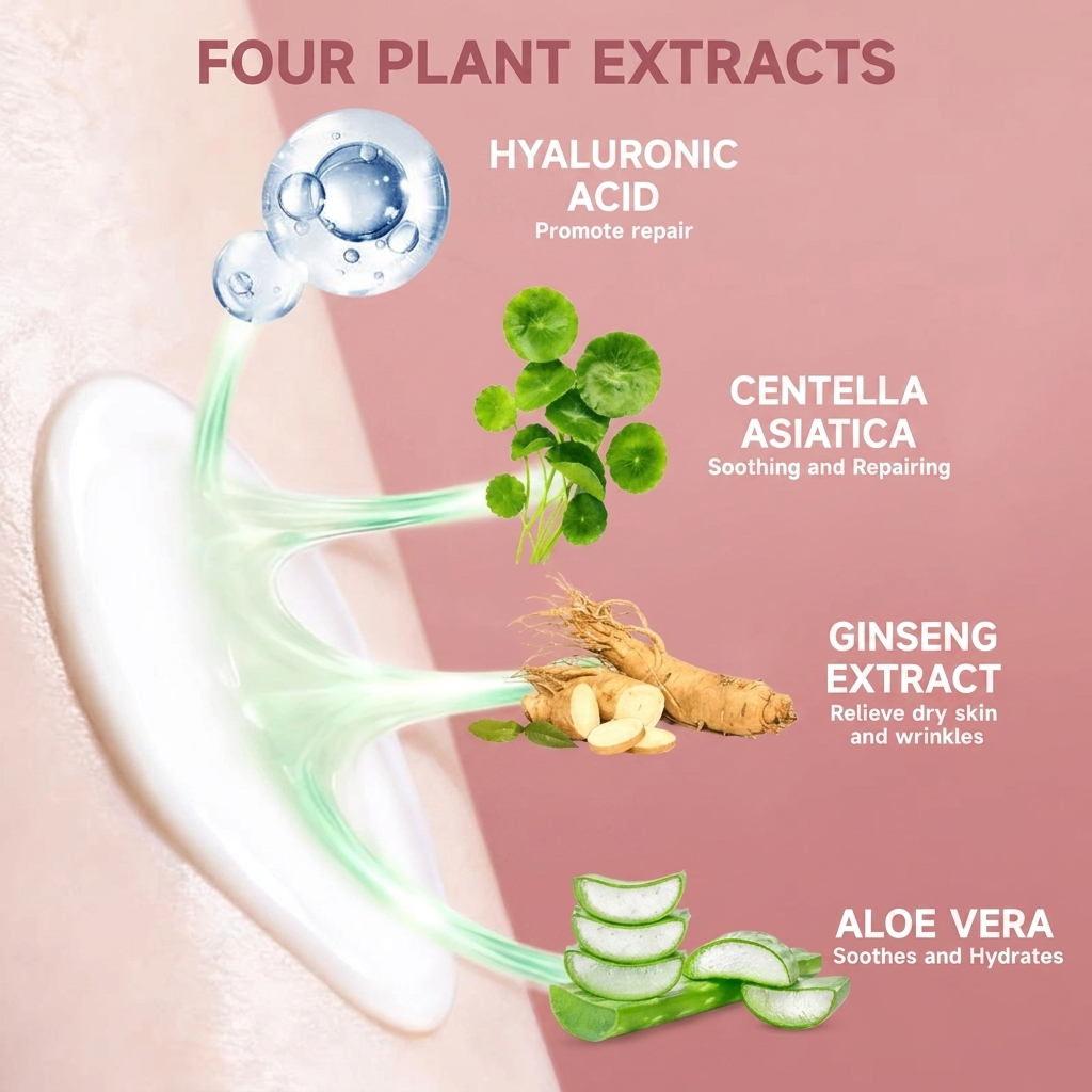 Botanical extracts illustration