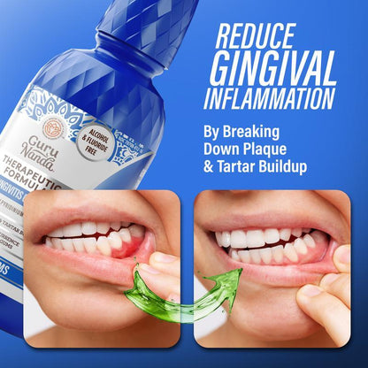 Therapeutic Anti-Gingivitis Oral Rinse with 0.05% CPC for Healthy Gums - 16 oz