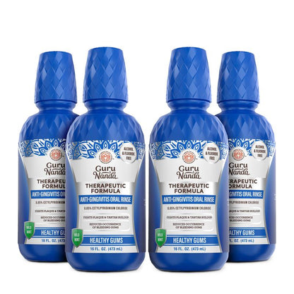 Therapeutic Anti-Gingivitis Oral Rinse with 0.05% CPC for Healthy Gums - 16 oz
