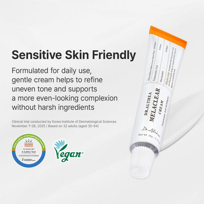 Korean Vegan Skin Care Face Moisturizer for Dark Spot Correction, 0.70 Fl Oz