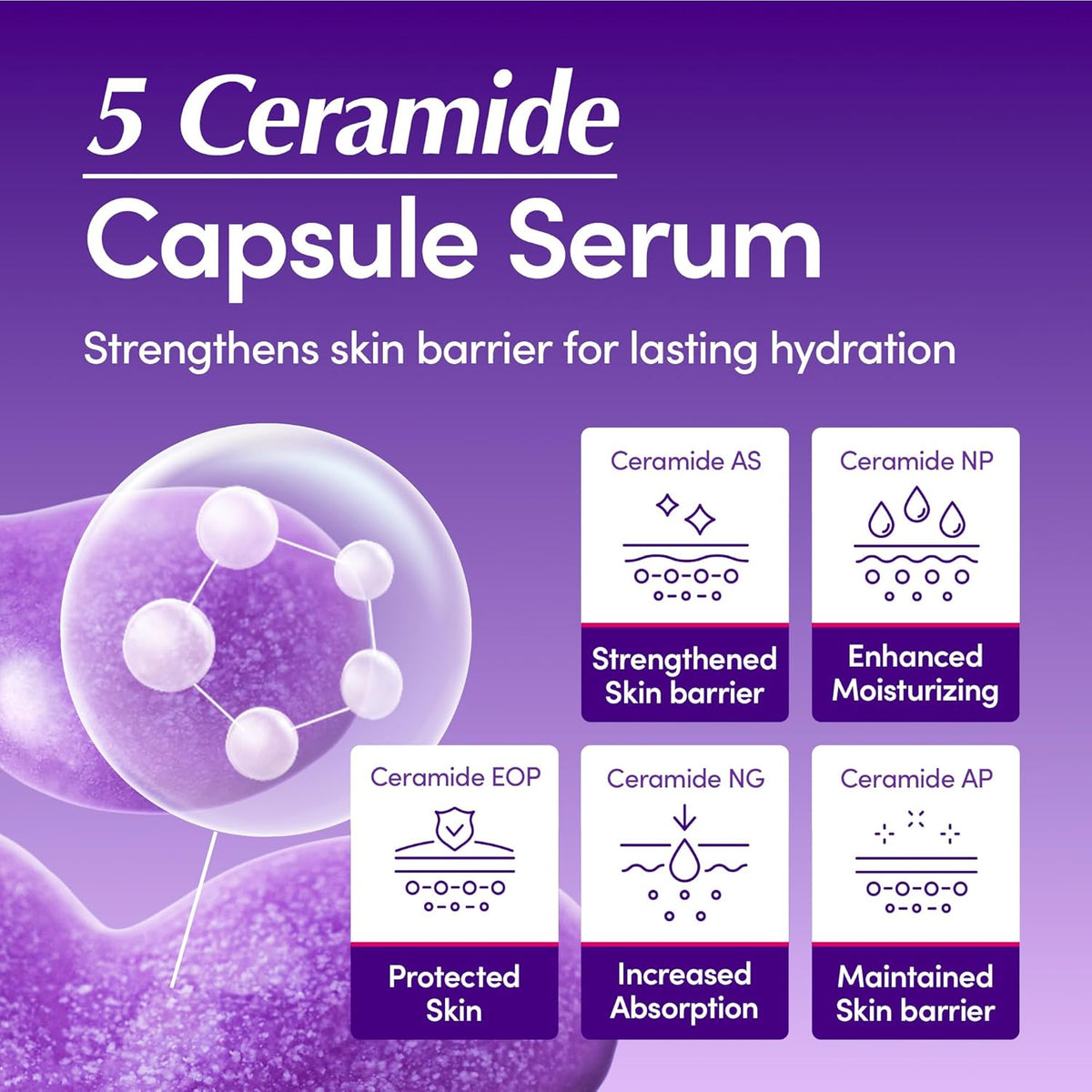 Bakuchiol Plumping Face Serum - Natural Retinol Alternative for Sensitive Skin with Niacinamide