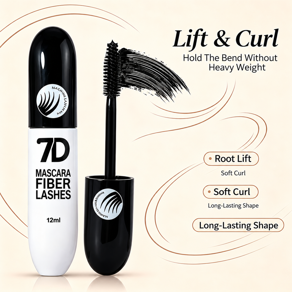 7D Silk Fiber Mascara product image 1 — MASCARA FIBER LASHES packaging