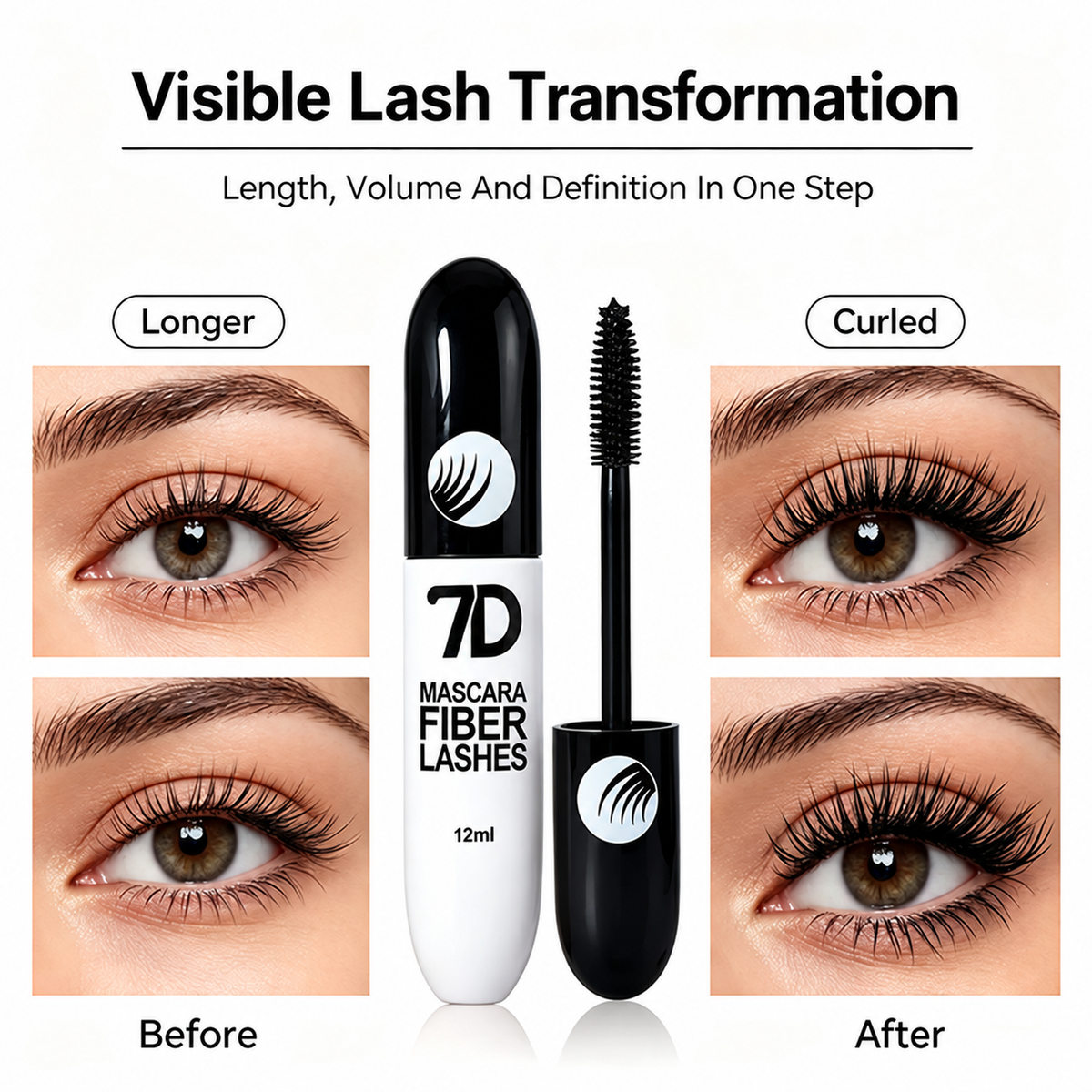 7D Silk Fiber Mascara product image 5 — MASCARA FIBER LASHES packaging