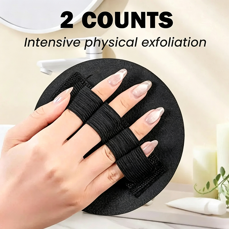 Glormate exfoliating bath pads two-pack