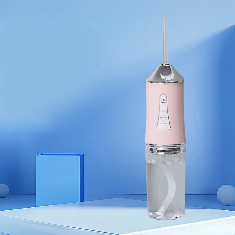 Pink flosser with 1 nozzle