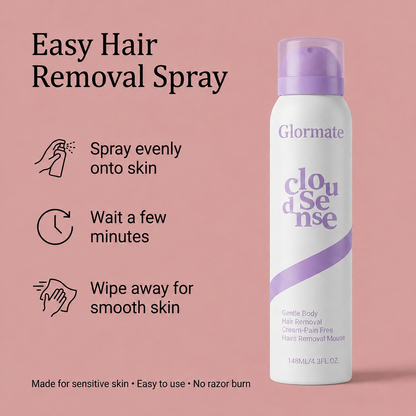 How to use Glormate Hair Removal Spray