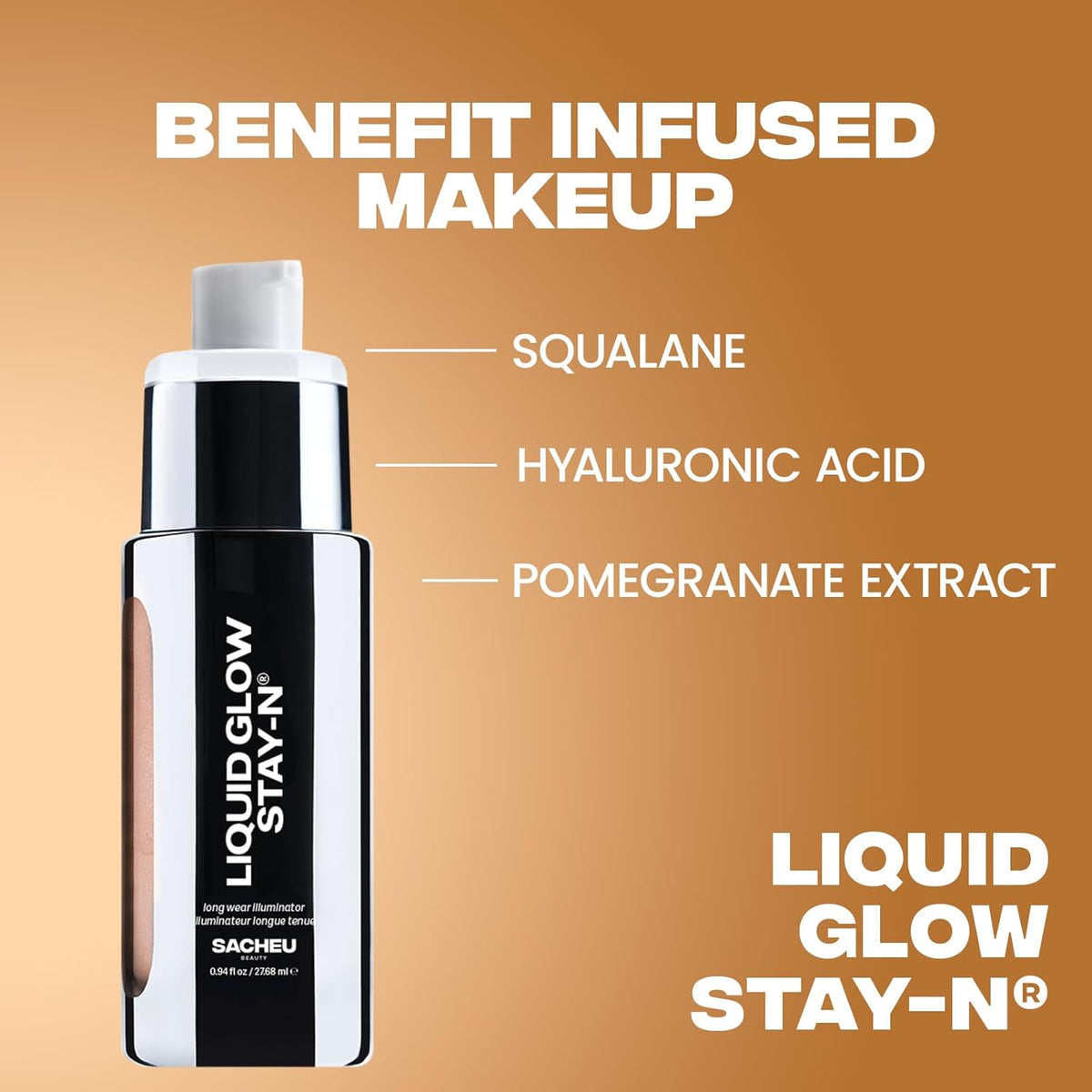 Liquid Glow Illuminator & Highlighter - 30ml Long Lasting Luminous Dewy Finish Makeup