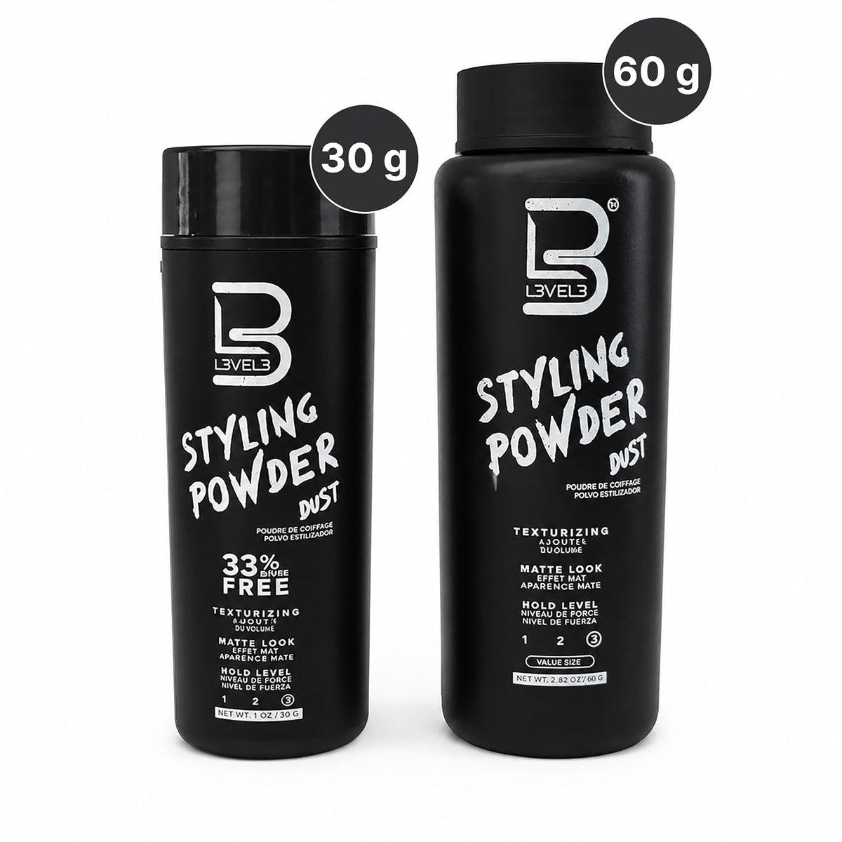 Styling Powder - Natural Look Volumizing and Texturizing Hair Powder for Men, Matte Finish
