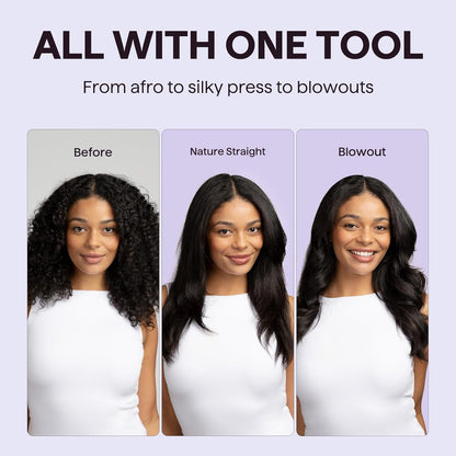1.5 Inch Heated Round Brush for Blowout Look, Tourmaline Ceramic & Negative Ion Technology