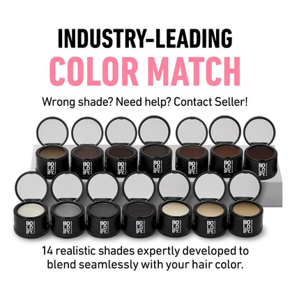 Hairline Powder and Root Touch Up Hair Color - Dark Brown, 4g Instant Coverage