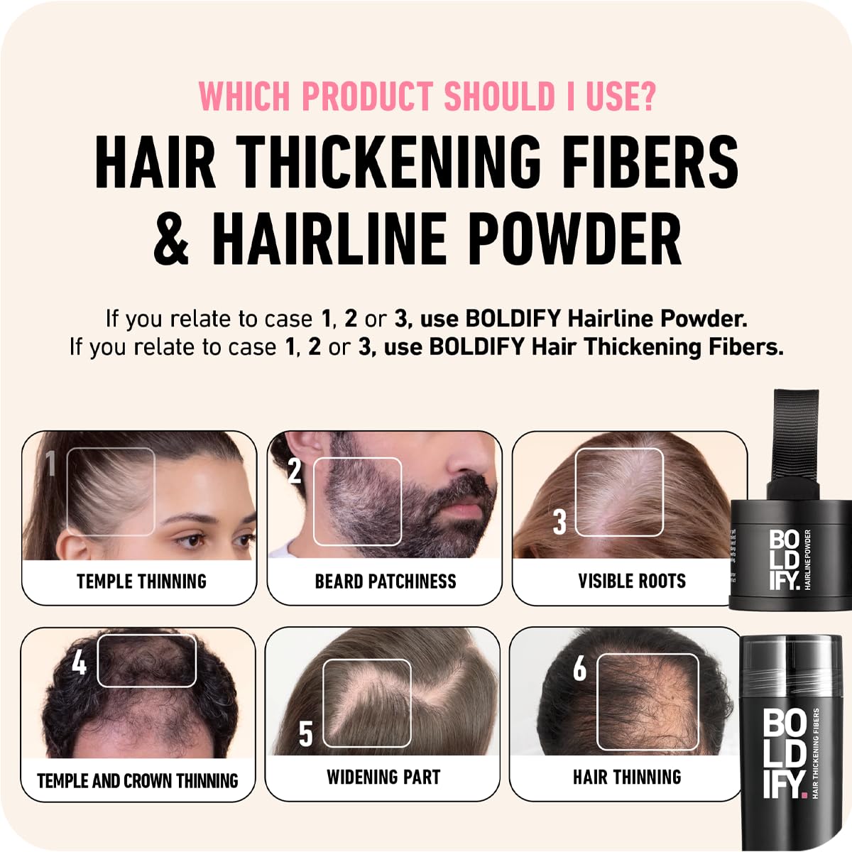Hairline Powder and Root Touch Up Hair Color - Dark Brown, 4g Instant Coverage